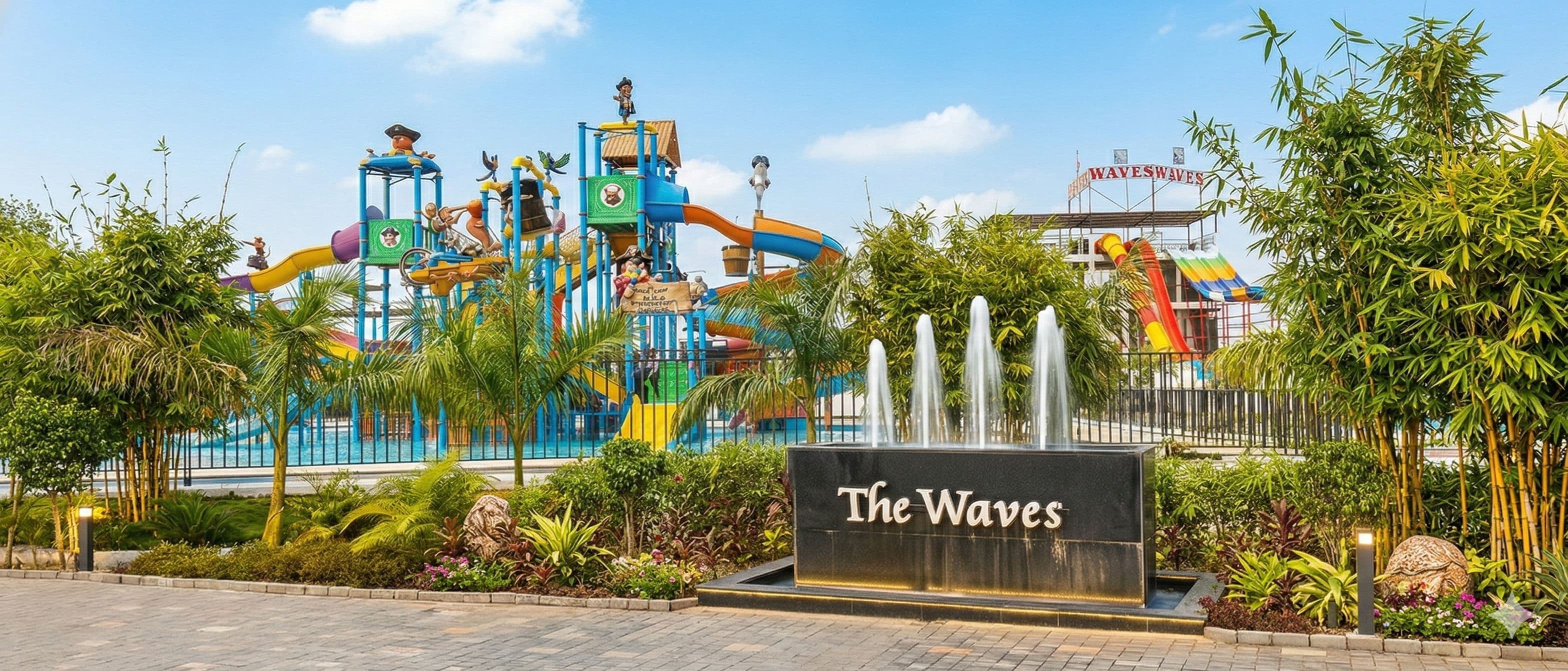 Inflatable water park